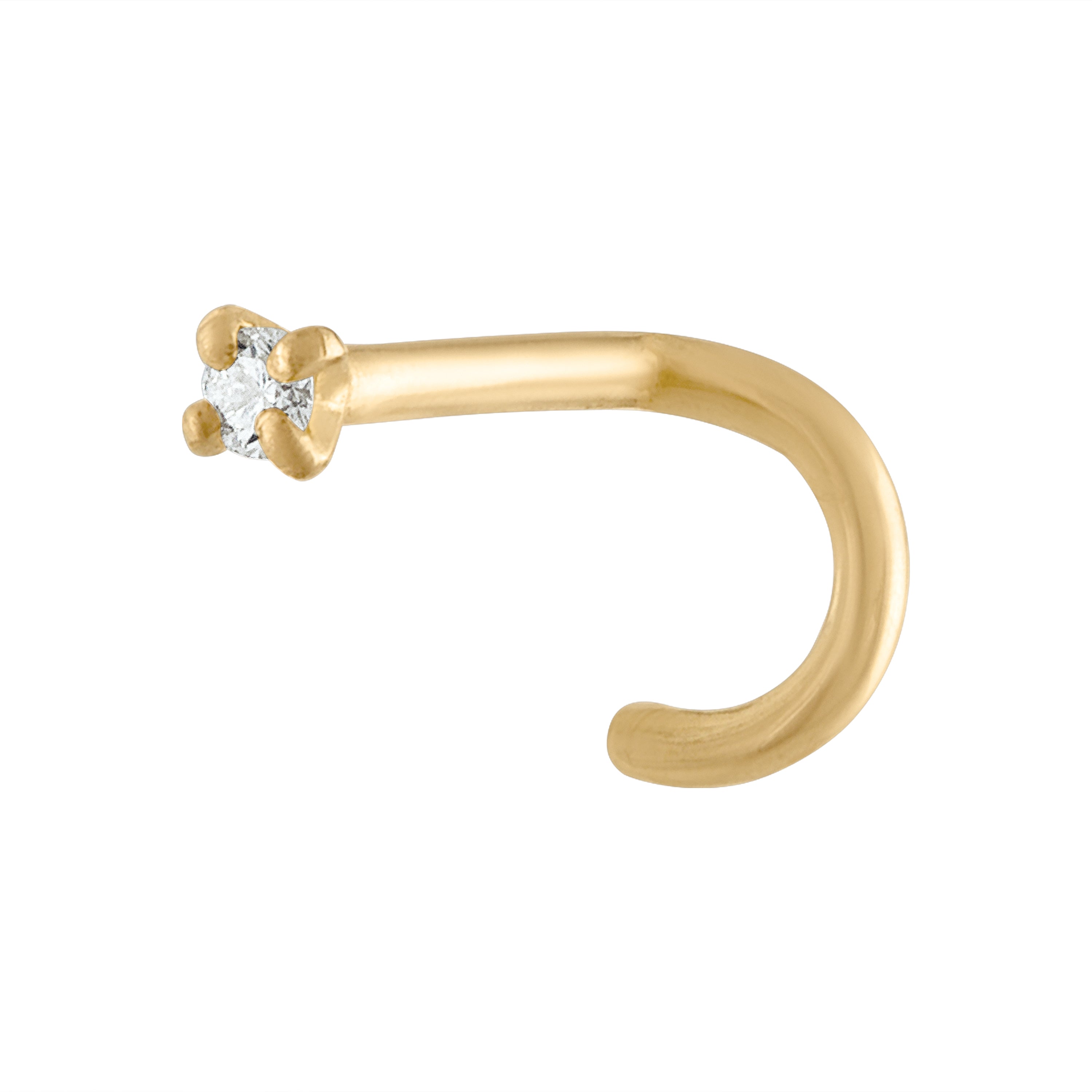 Lixue Diamond Nose Ring Online Jewellery Shopping India | Yellow Gold 18K |  Candere by Kalyan Jewellers